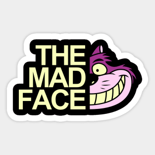 The mad face Sticker